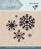 Card Deco Essentials Clear Stamps CDECS065 Snowflake
