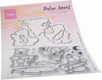 MD Clear Stamps & Dies EC0193 Eline's Polar bears